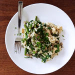Italian Style Mushroom and Green Beans Risotto